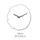 Wood Grain Wall Clock Living Room Bedroom Mute Clock Wooden Wall Charts Mod