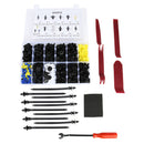 605pcs Universal Car Clips Body Door Trim Panel Fasteners Rivets + Tools