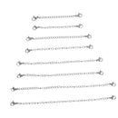 8PCS Necklace Chain Extender With Lobster Clasp Jewelry Making Accessories