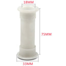 Thru-Hull Connector 3/4'' White for Transom Motorwell Livewell or Baitwell