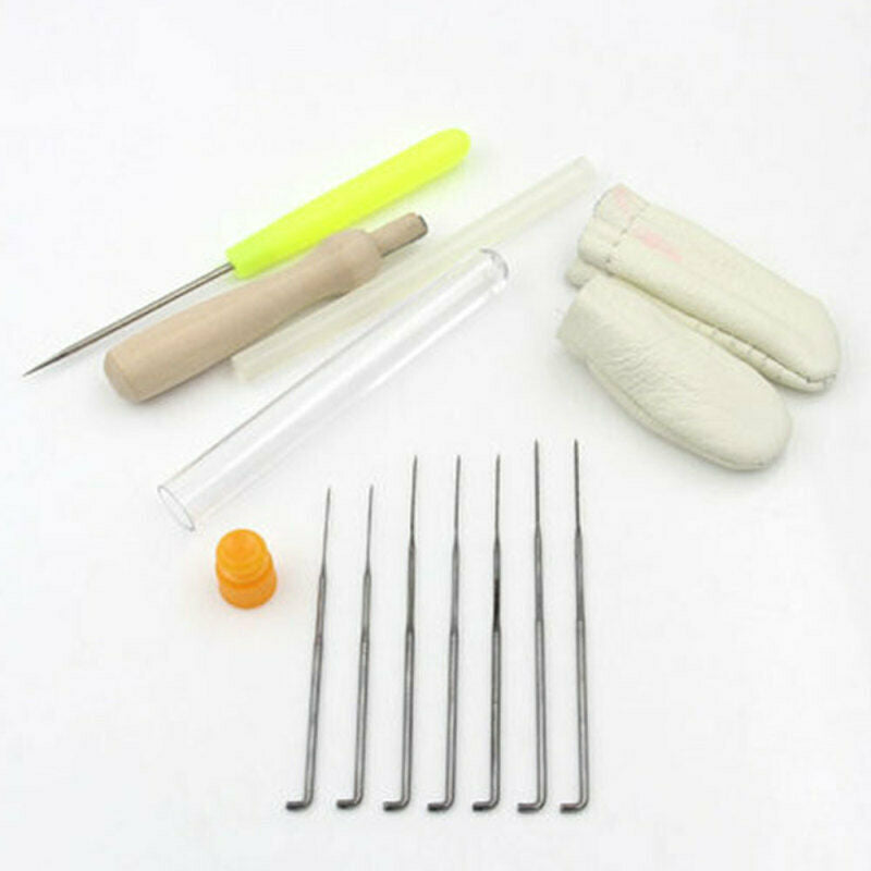 1 set Needle Felting Starter Wool Felt Tool Mat Accessories Craft NeedlE WJS