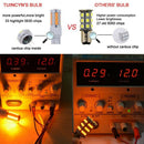 7443, T20 Led Bulbs Amber Yellow 900 Lumens Super Bright Turn Signals Light W2E4