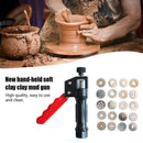 20-Disc Polymer Clay Fimo Extruder Craft Gun Sculpey Sculpting Sugarcraft Tool
