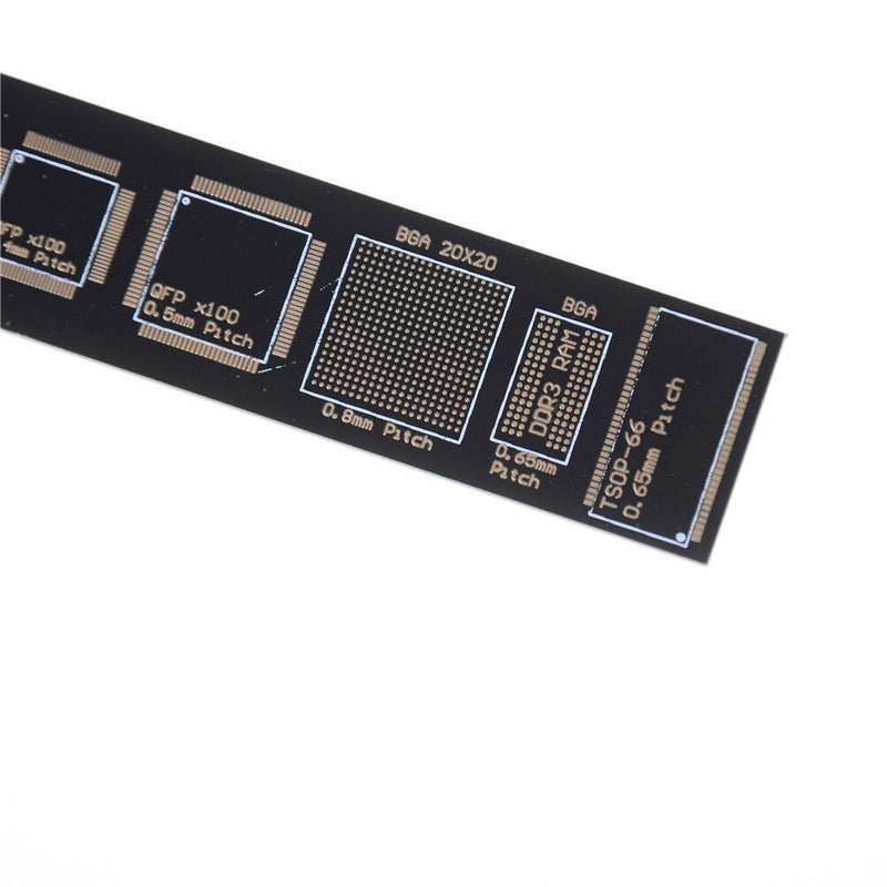 15cm Multifunctional PCB Ruler Measuring Tool Resistor Capacitor Chip IC SMD Gw