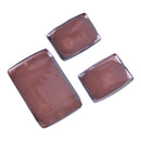 3pcs ABS Chrome Shift Gear Position Button Cover Trim fit for BMW 1 2 3 Series