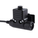 U94 PTT Headset Military Adapter Cable for Kenwood Baofeng Walkie Talkie Radio