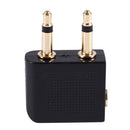Audio jack conversion adapter (black) T5J2