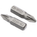10Pcs Hex Shank Sliver PZ2 Drive Screwdriver Bit Set 25mm Power Tool