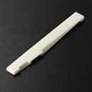 Ivory Buffalo Bone Bridge Saddle And Slotted Nut For 6 String Acoustic Guitar