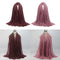 2 Pieces Jewish Elegant Soft Cotton Long Scarf