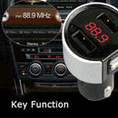 Bluetooth 4.2 Wireless Handsfree Car FM 40mA Transmitter MP3 USB Charger Ki V0C6