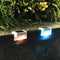 1x Solar Energy Auto Stair LED Light (Milky White Lampshade X4 Color Light)