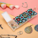 DIY Mandala Special Shaped Diamond Painting 2 Grids Pencil Case Storage Box