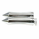Chrome Billet Spike Handlebar Hand Grips For Motorcycle 1" 25mm HandlebarFT