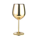 Stainless Steel Unbreakable Wine Glasses- Premium 500ml 17oz Wine Glasses, Great