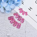12Pcs/set Full Cover nails Reusable Short False Nails Tips Decoration Too_