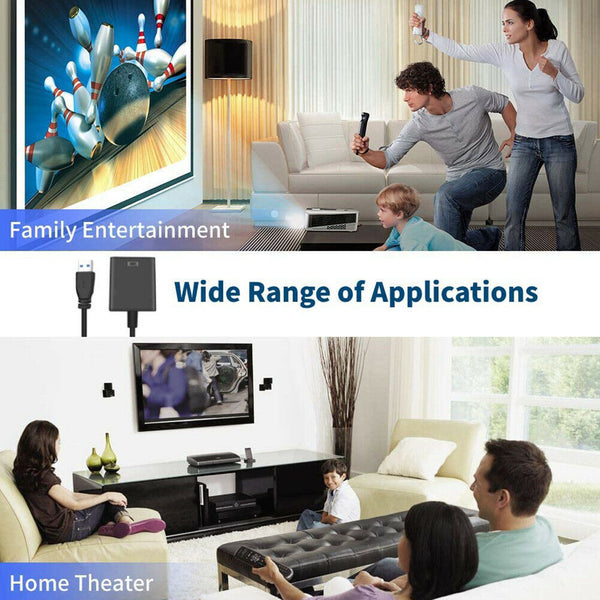 USB3.0 to 1080P HDMI Converter for PC Projector Video Audio Display Adapter