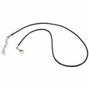 30 X Wax cotton cord necklace pendant necklace chain 2mm + Clasp