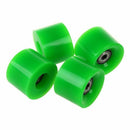 Set Of 4 Skateboard Wheels 6cm Diameter and 4.5cm Width For Penny green