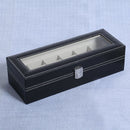 High - end watch case PU watch display box gift box transparent cover watch