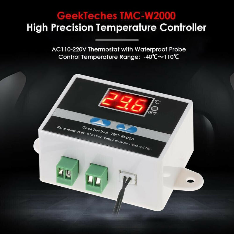 Tmc-W2000 1500W Digital Temperature Controller Thermostat For Aquarium P6K7