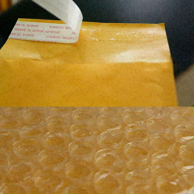 10X Bubble Mailers Padded Envelopes Packaging Kraft Mailing Envelope Bags R O0D5