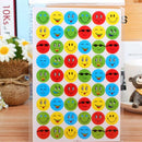 10Pcs/Pack Children Lucky Faces Reward Stickers School Teacher  Merit Praise LJ