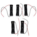 5 Pcs New 18650 17500 18500 Battery 3.6~4.2V Clip Holder Box Case Black A