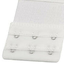 3pcs Lady 3 x 3 Hook and Eye Tape Streych Extension Bra Extender White
