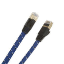 50cm Braided CAT-7 10 Gigabit Ethernet Cable Modem Router Patch RJ45 LAN Ne Z7G4