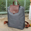 Backpack Casual Simple Small Backpack Zipper Folding Student Travel Bag