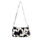 Women Cow Milk Crossbody Bag Leather Female Totes Shoulder Handbag (Yellow)