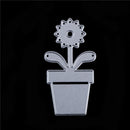 2pc Potted plants Metal Cutting Dies Stencil For Scrapbooking DIY Cards Decor JR