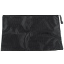 Black Nylon Hex Pattern Document Bag Zippered A4 Paper Pouch