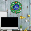 Round Xmas Clock DIY Diamond Painting Special Shape Full Drills Home Decor