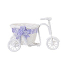 Tricycle Flower Basket Wicker for Flower Vase and Gift Decoration Storage -