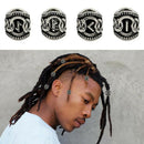24Pcs Viking Beard Beads Bracelet Hair Jewelry Bead Mustache Dreadlock