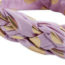 Baby Elastic Headbands with Hair Bows (Cross Light purple) Y1K9