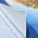 7x5ft Blue Sky Xmas Photography Backdrop Snow Christmas Tree Glitter Star S J5C2