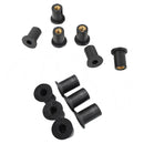 12 pcs Metric Rubber Well Nuts Blind Fastener Wellnuts Kayak Accessories