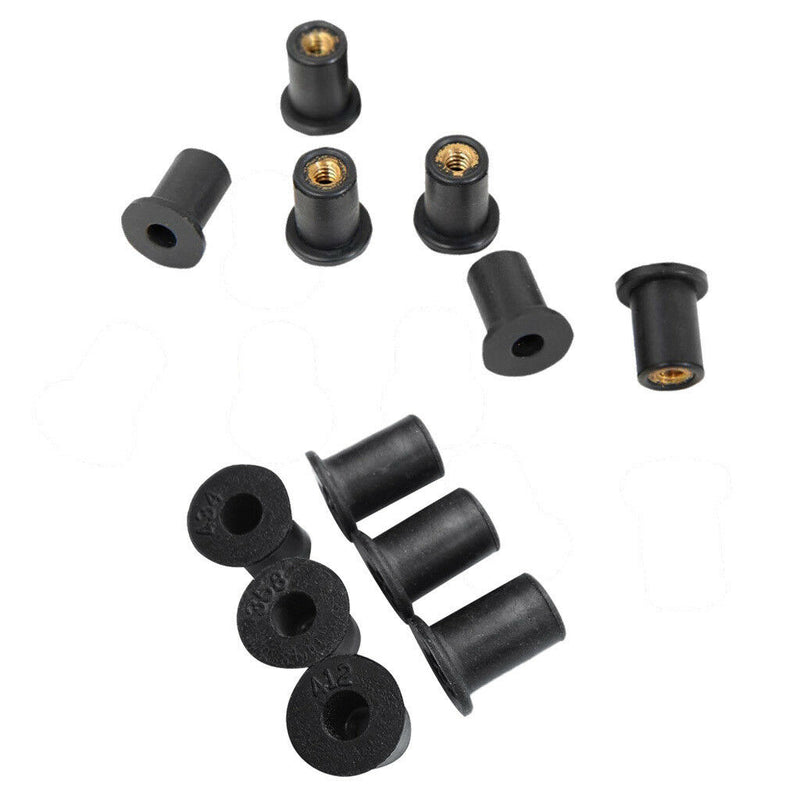 12 pcs Metric Rubber Well Nuts Blind Fastener Wellnuts Kayak Accessories