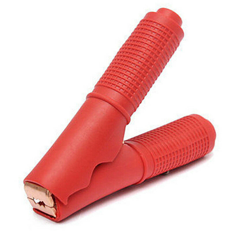 2pc Car Vehicle Battery Charger Crocodile Alligator Booster Clip Clamp Testin Bj