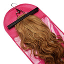 1Pc Rose Red Hair Extensions Wigs Storage Bag With Wig Hanger Dust Proof Pr W3E7