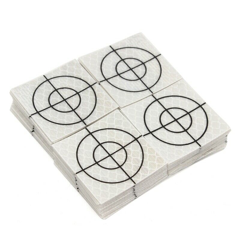 100Pcs Prism Measurement Reflector Sheet Reflective Tape Target Total Stati Z5U8