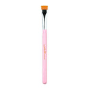 Single Wood Handle Eyebrow Flat Brush Eye Beauty Makeup Cosmetic Pen (Pink A