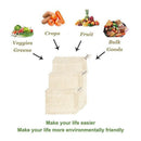Reusable Produce Bags, Natural Cotton Material Is Biodegradable, Machine Wa T2L7