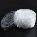 50 pcs. Transparent Plastic Disposable Soup Bowls Chutney Bowls Storage Box
