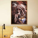 5D DIY Full Drill Diamond Painting Cross Stitch Embroidery Kit (Indian10)