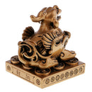 Pack of 2 Pi Xiu Statue Sculpture Sculpture Living Room Office Decoration