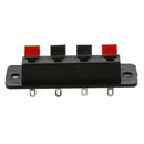 Single Row 4 Position Cable Clip Socket Push Type Speaker Terminals 5PCS Z2A2